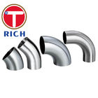 Equal Shape Sanitary Elbow Shape Stainless Steel Material With Head Code
