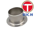 304 316l Stainless Steel Pipe Fitting Tube End Silver Color With Polishing Surface