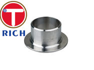 304 316l Stainless Steel Pipe Fitting Tube End Silver Color With Polishing Surface