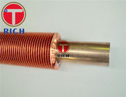 OD25mm Serrated Finned Copper Pipe for Air Cooler