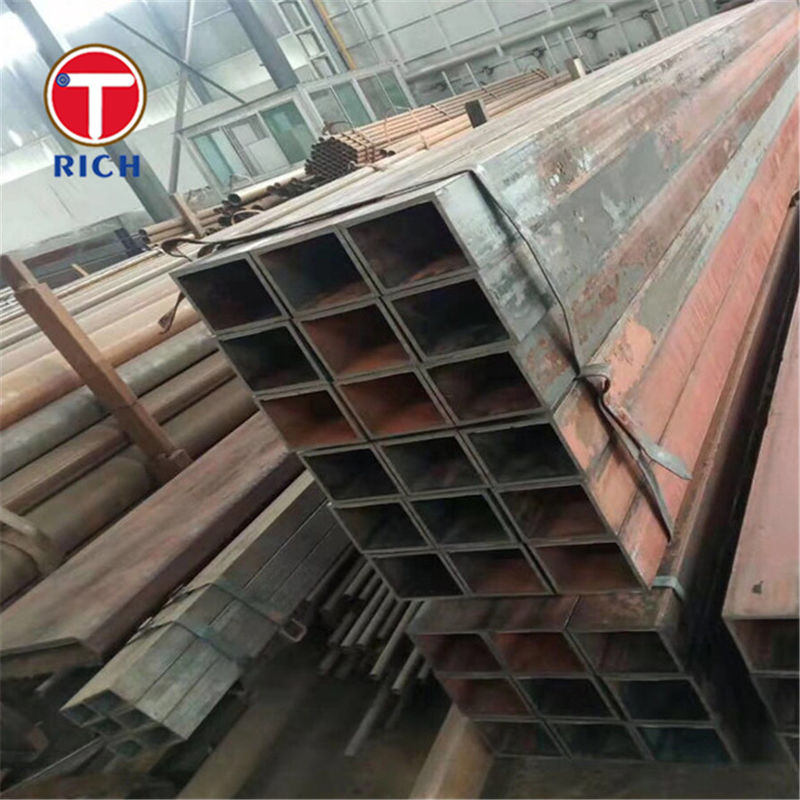 ASTM A500 グレード A 鋼管 溶接 溶接 黒方形空洞パイプ 建設用