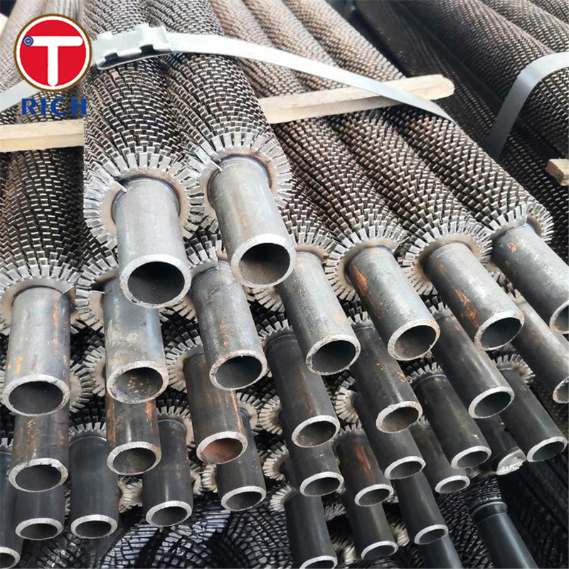 高熱伝達効率と強力なフィン接合を備えた工業用熱交換器用スパイラルフィンチューブ