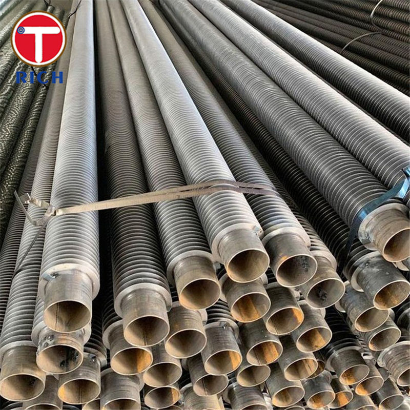 覆うL型フィンチューブ 炭素型LL型フィンチューブ 螺旋回転のフィンと高熱伝導性