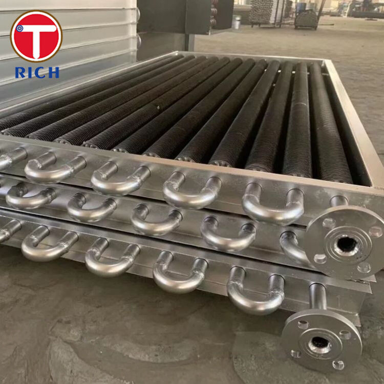 耐食性熱交換器用アルミニウムL型フットテンション巻L型フィンチューブ