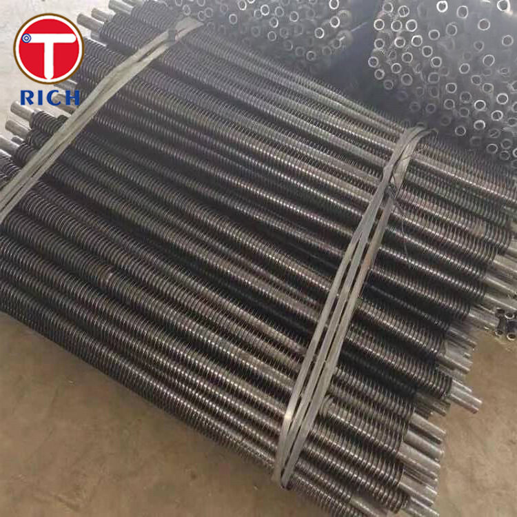 耐食性熱交換器用アルミニウムL型フットテンション巻L型フィンチューブ