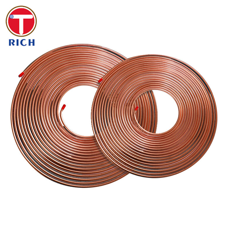 自動車用途向け銅めっき二重壁低炭素鋼管（バンディ管）