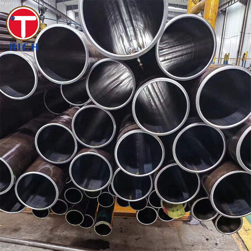 自動車用途向け、ISO H8/H9 内径公差、Ra最大0.40μmの精密冷間引抜シームレスチューブ、油圧シリンダー用