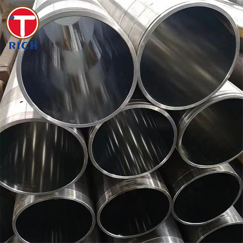 自動車用途向け、ISO H8/H9 内径公差、Ra最大0.40μmの精密冷間引抜シームレスチューブ、油圧シリンダー用