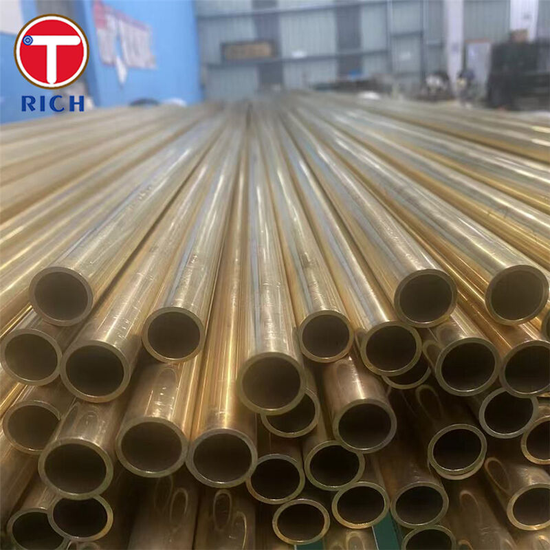 BFe10-1-1 シームレス銅ニッケルコンデンサーチューブ、耐食性・海水耐久性、高効率熱伝達