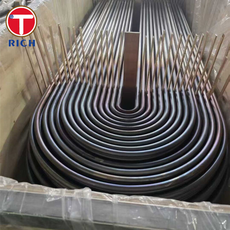 ASTM A179 A192 熱交換器用 圧力を支える構造と制御されたU-Bend幾何学を持つシームレスカーボン鋼U曲線管