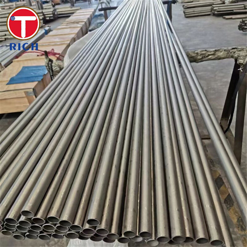 冷たいローリング ASTM B862 グレード2 チタン式熱交換管 - 縫い目のない耐腐食性 UNS R50400