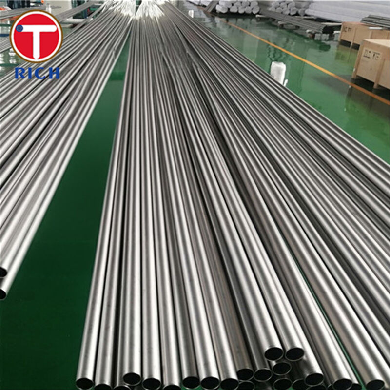 冷たいローリング ASTM B862 グレード2 チタン式熱交換管 - 縫い目のない耐腐食性 UNS R50400