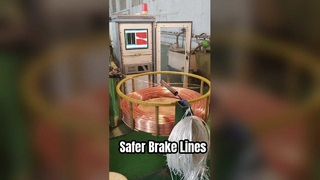 ブレーキラインチューブ SAE J527 銅メッキスチール